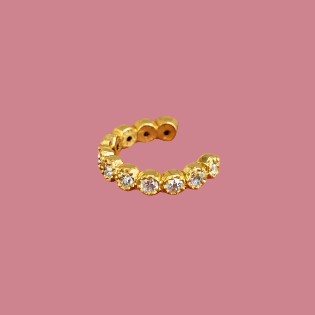 EarCuff - White Stones