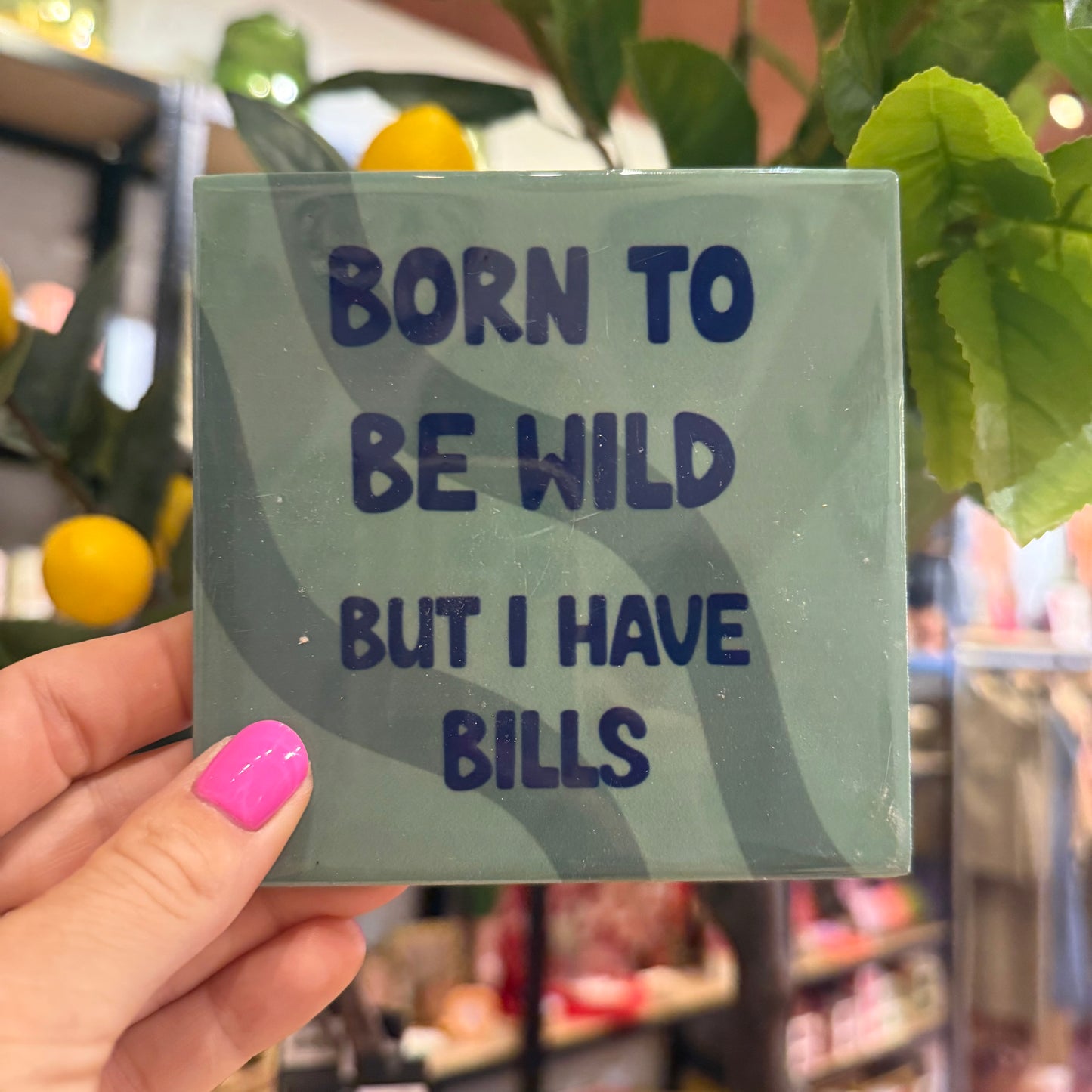 Tegeltje - Born to be wild’