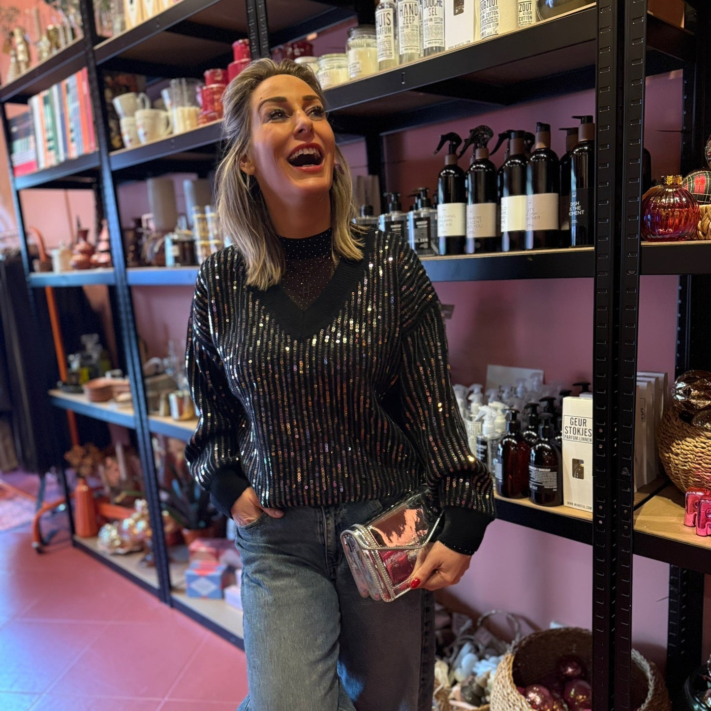 Trui Sparkle - Zwart