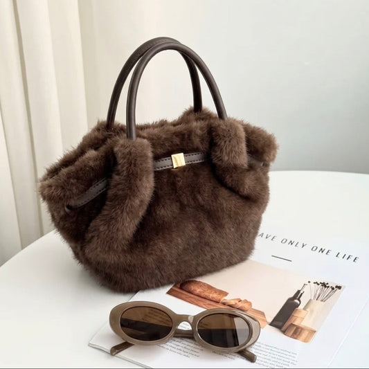 Tas Faux Fur - Bruin
