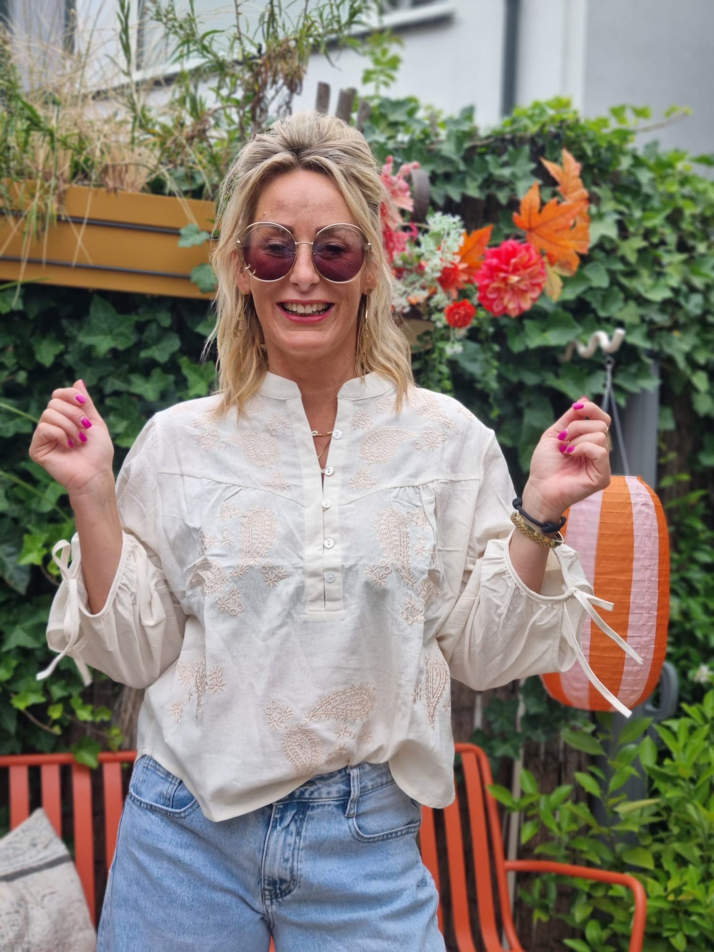 Blouse Uniek - Gooisch Beige