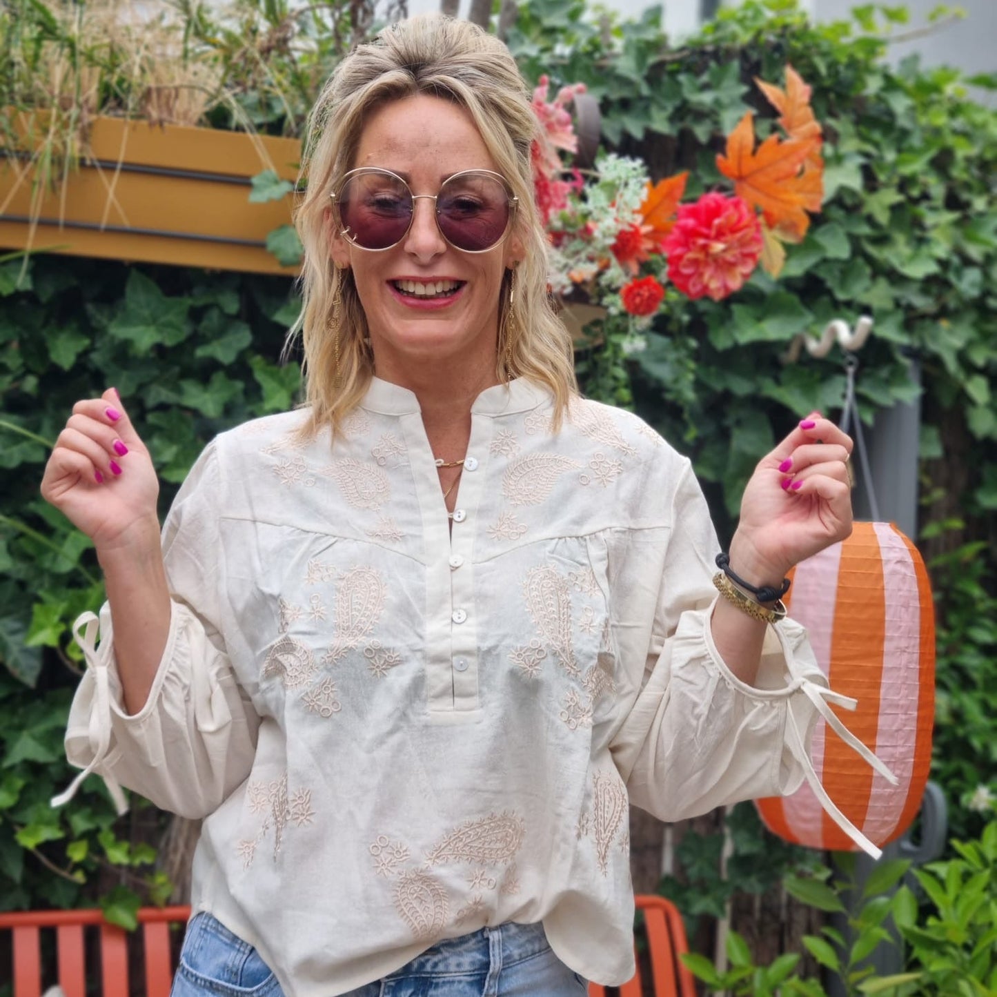 Blouse Uniek - Gooisch Beige