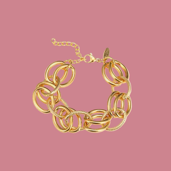 Armband Luxe Chique Camille - Goud