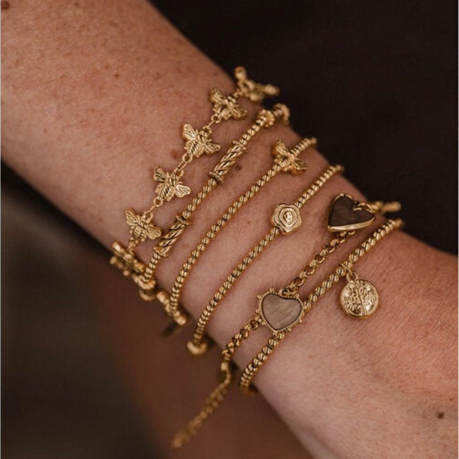 Armband Edelstaal - Bij