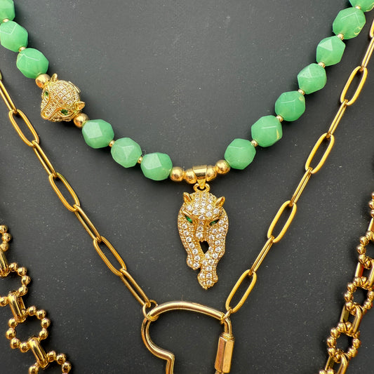 Ketting Tijger - Jade