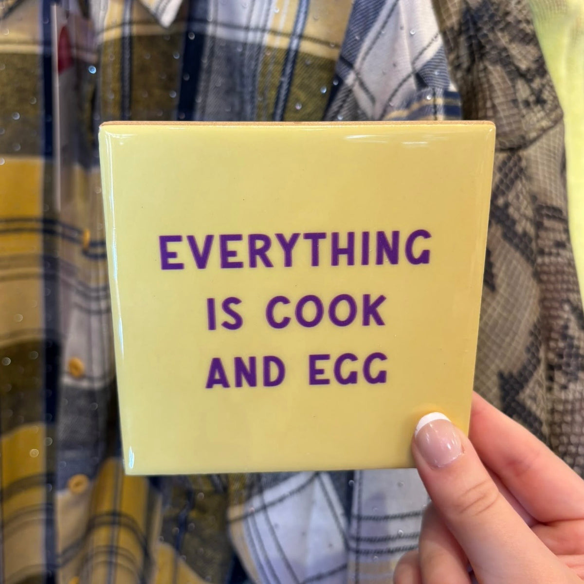 Tegeltje ‘Cook and Egg’