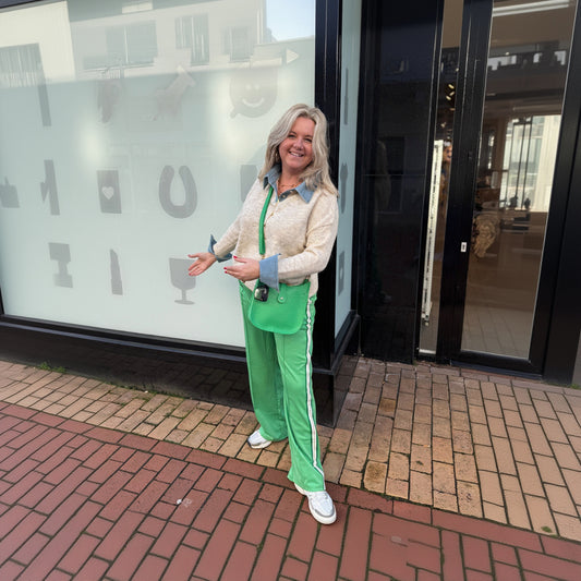 Trui Jeans Details - Beige