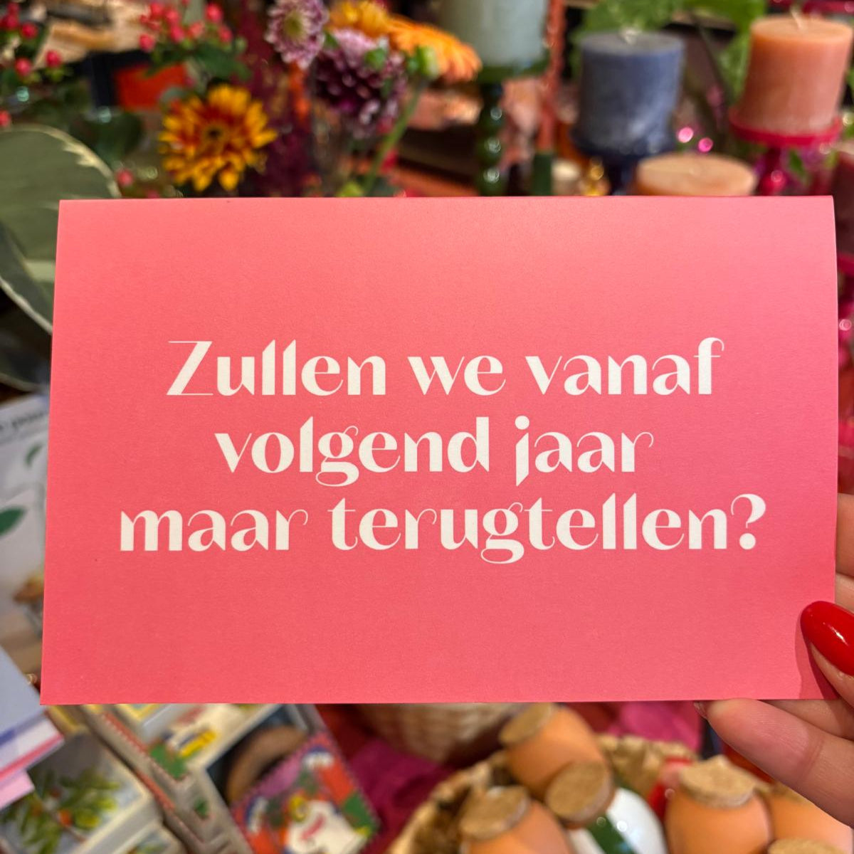&C Vanaf volgend jaar terug tellen