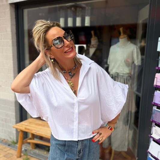 Blouse Pofmouw - Wit