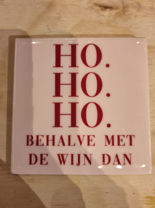 Tegeltje ‘HoHoHo’
