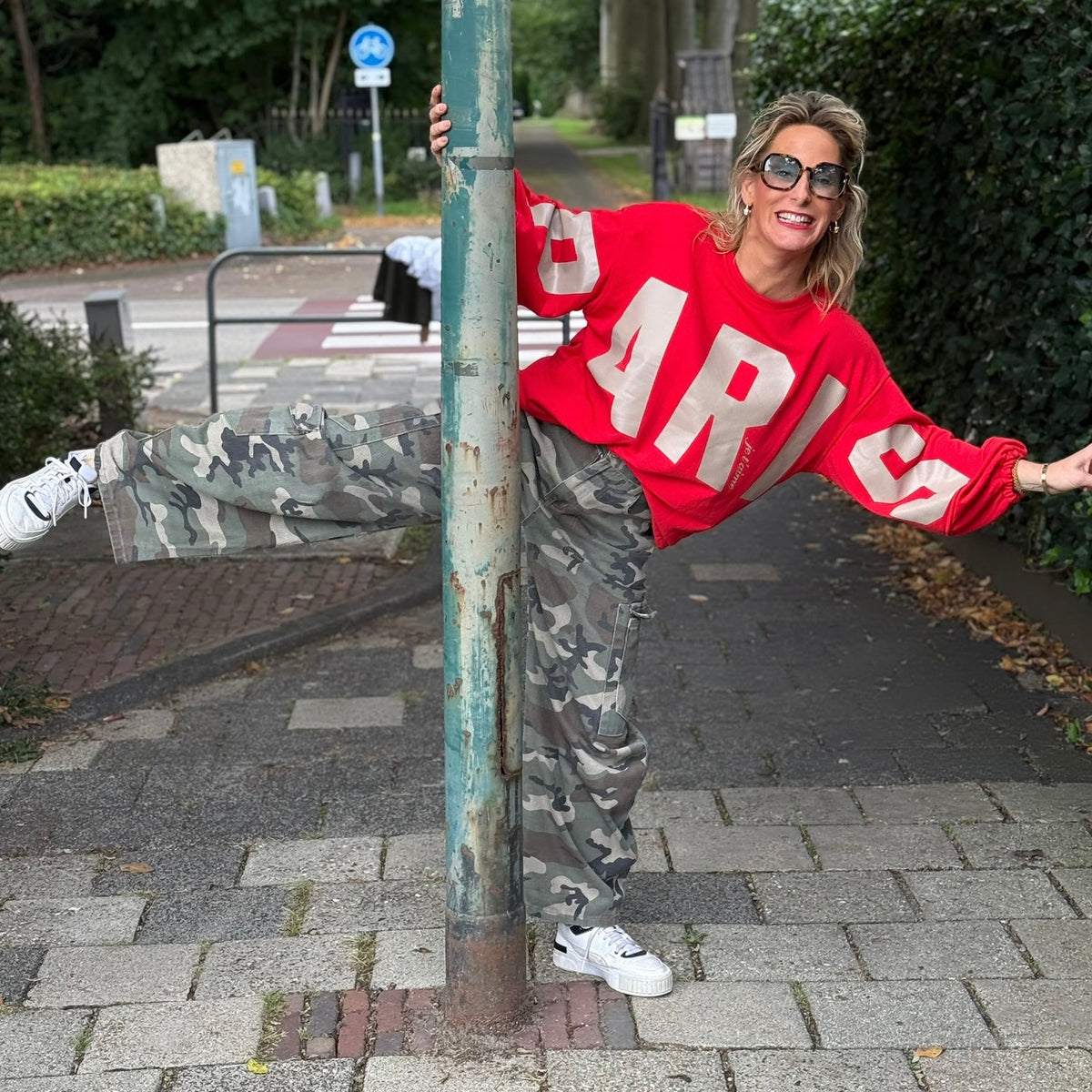 Sweater Paris - Rood
