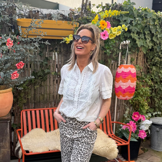 Blouse Broderie - Wit