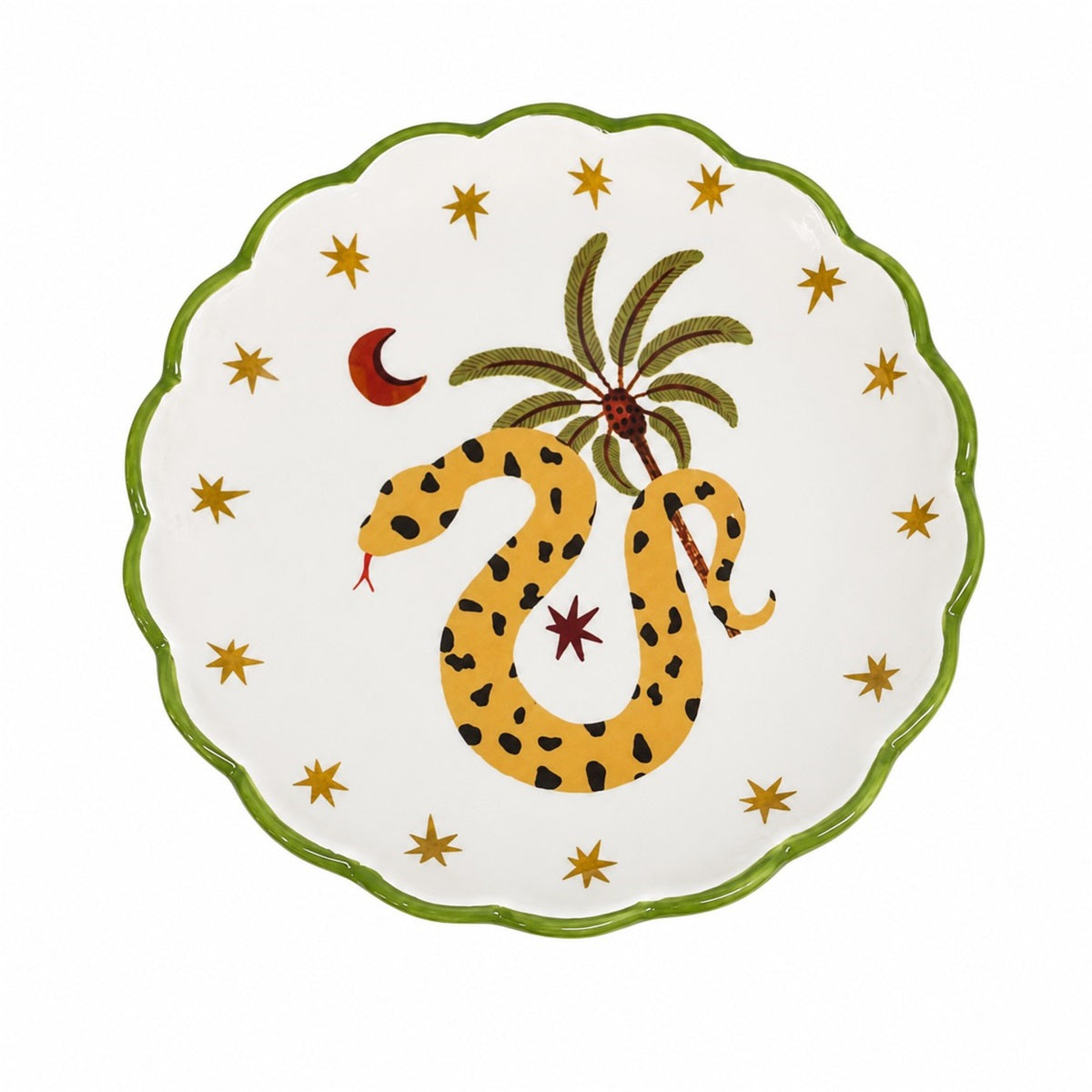 Decoratiebordje Slang