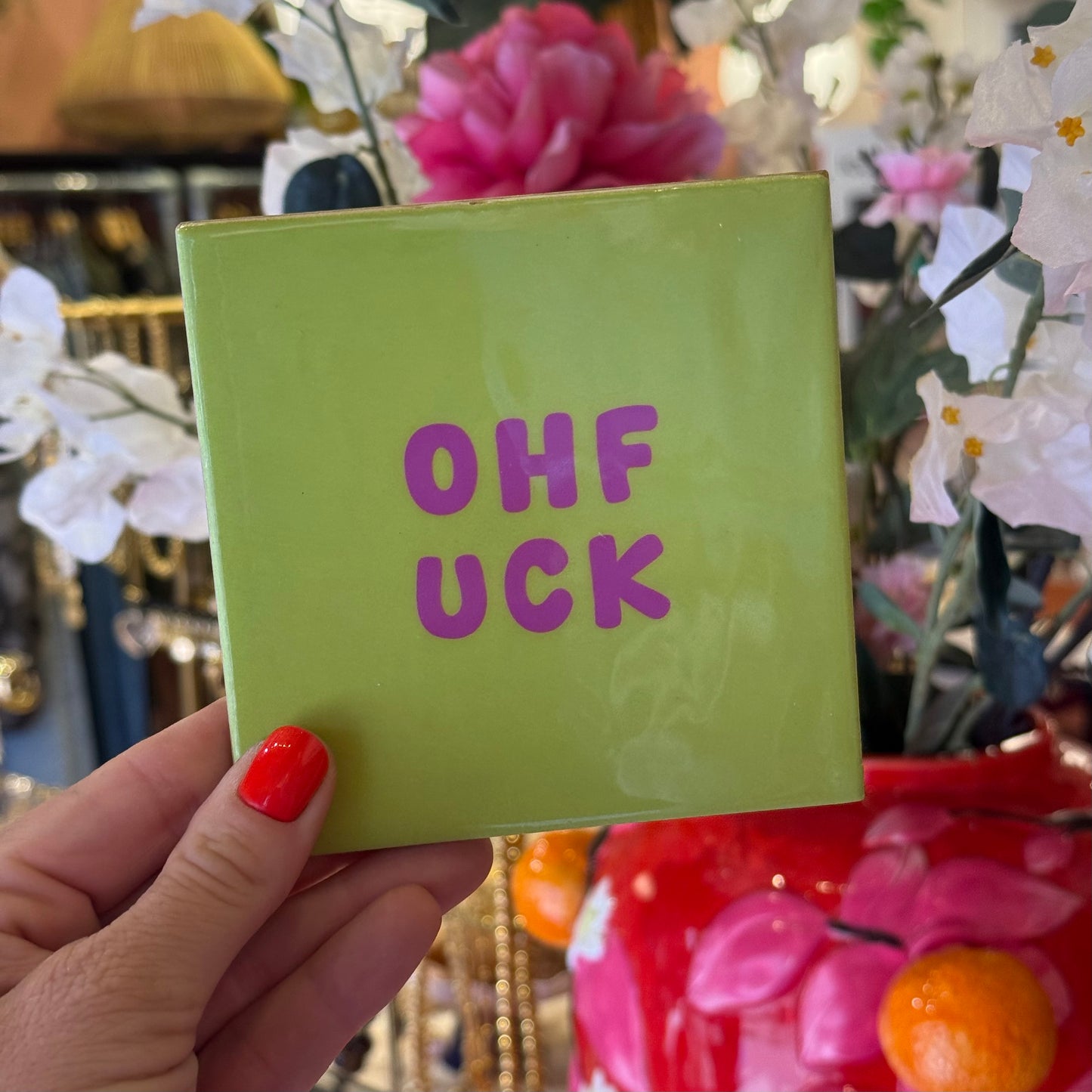 Tegeltje ‘Ohf Uck’