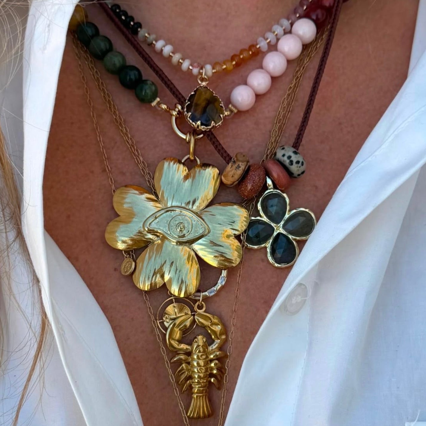 Ketting Golden Lobster