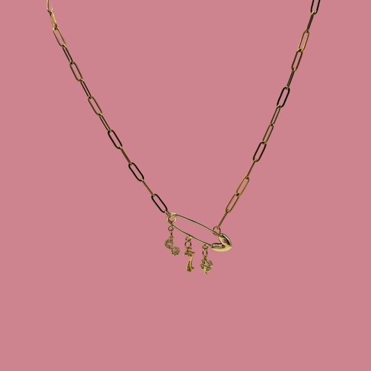 Golden lucky pendants