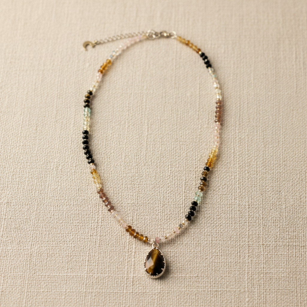 Ketting Golden Smoke Beads