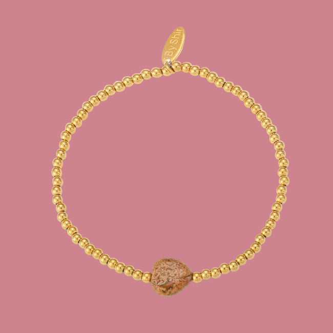 Armband Kraaltjes Aura - Goudsteen