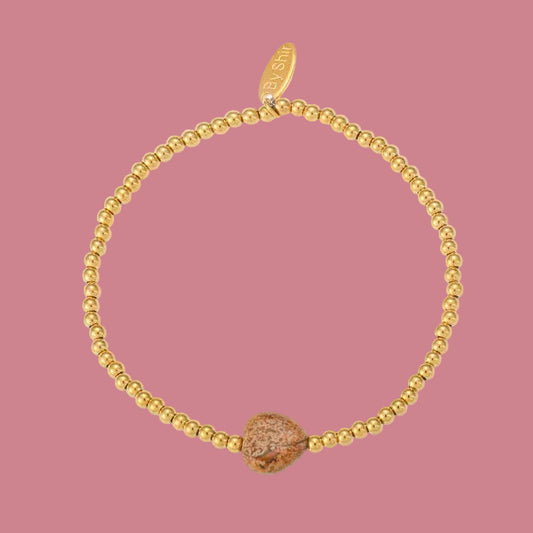 Armband Kraaltjes Aura - Goudsteen