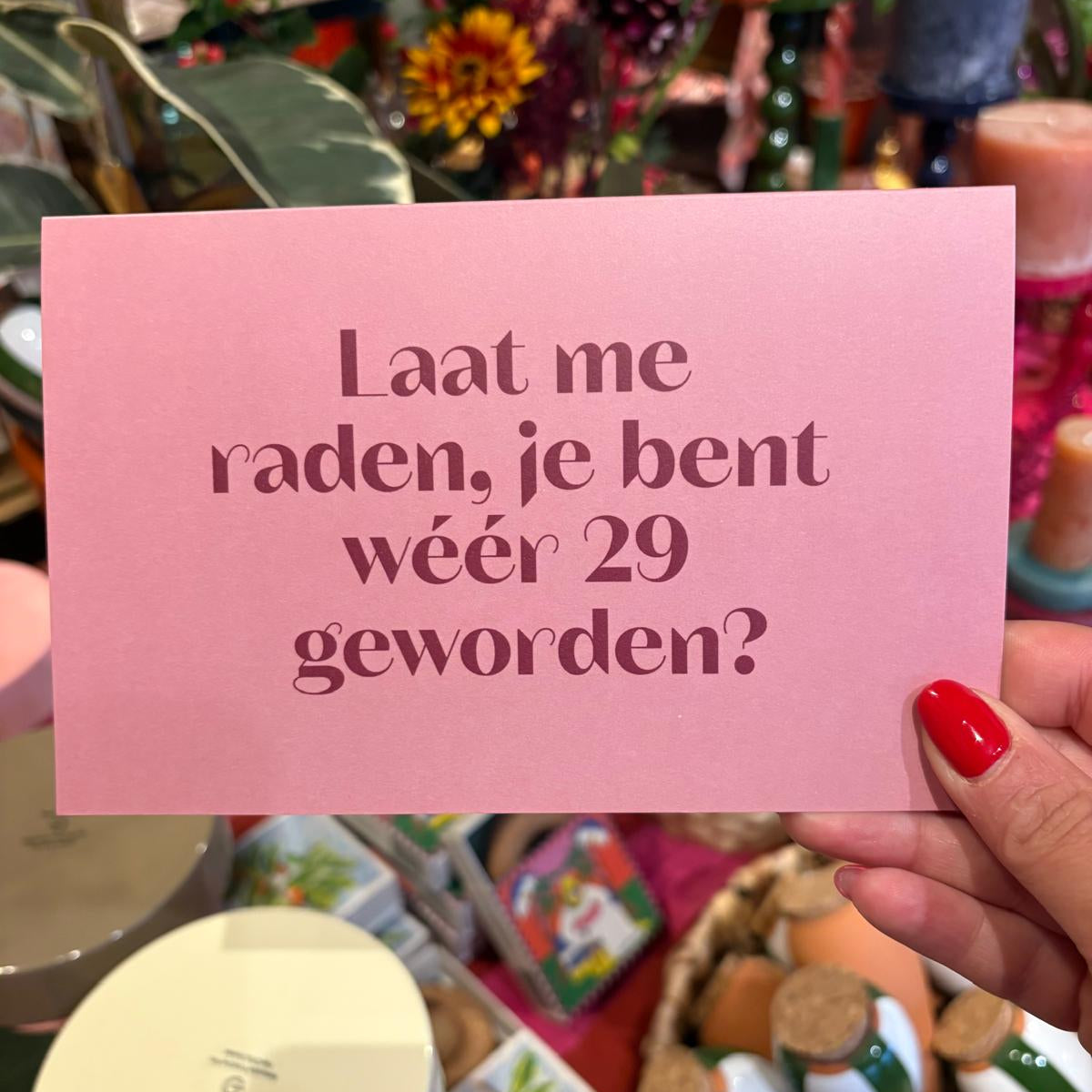 &C Laat me raden, verjaardag