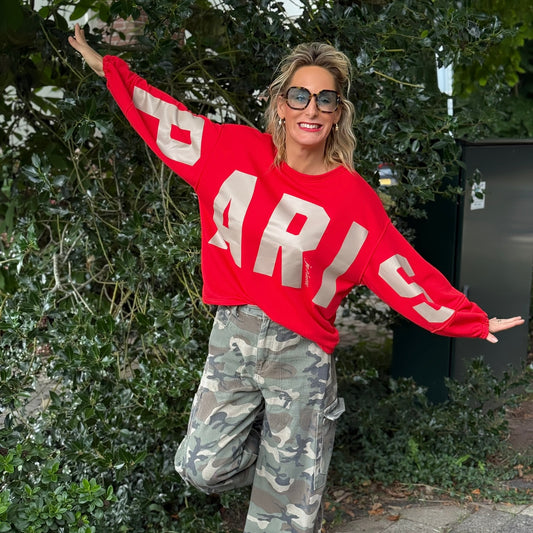 Sweater Paris - Rood
