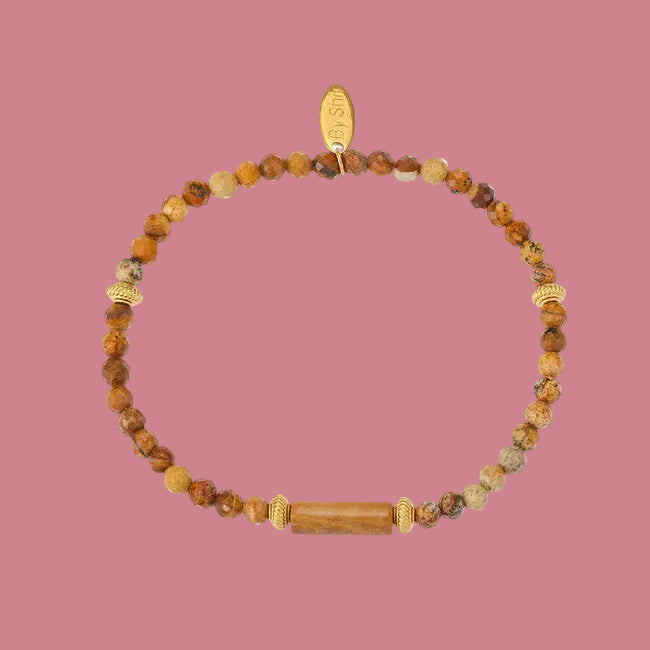 Armband Kraaltjes Glow - Picture Jaspis