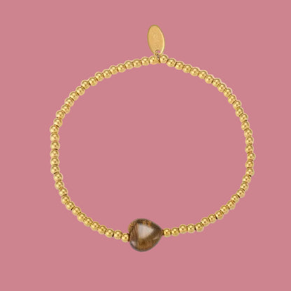 Armband Kraaltjes Aura - Tijgeroog