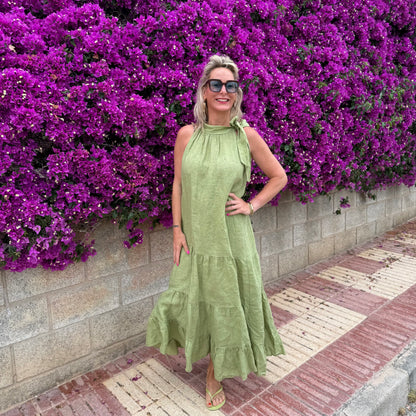 Jurk Midi - Pistache Groen