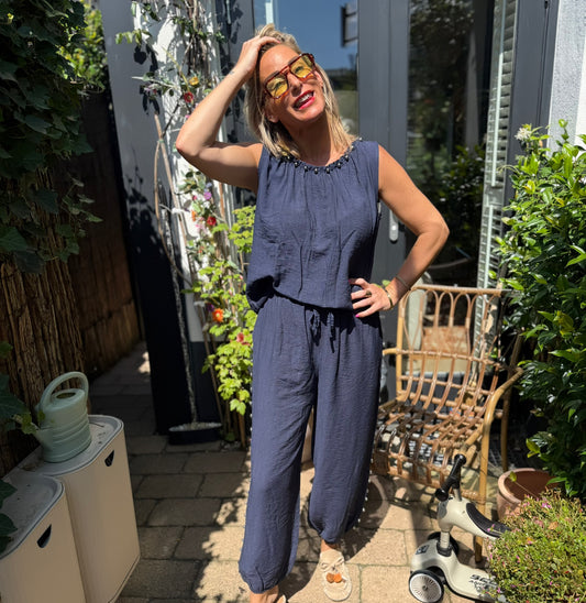 Co-ord Setje Studs - Blauw