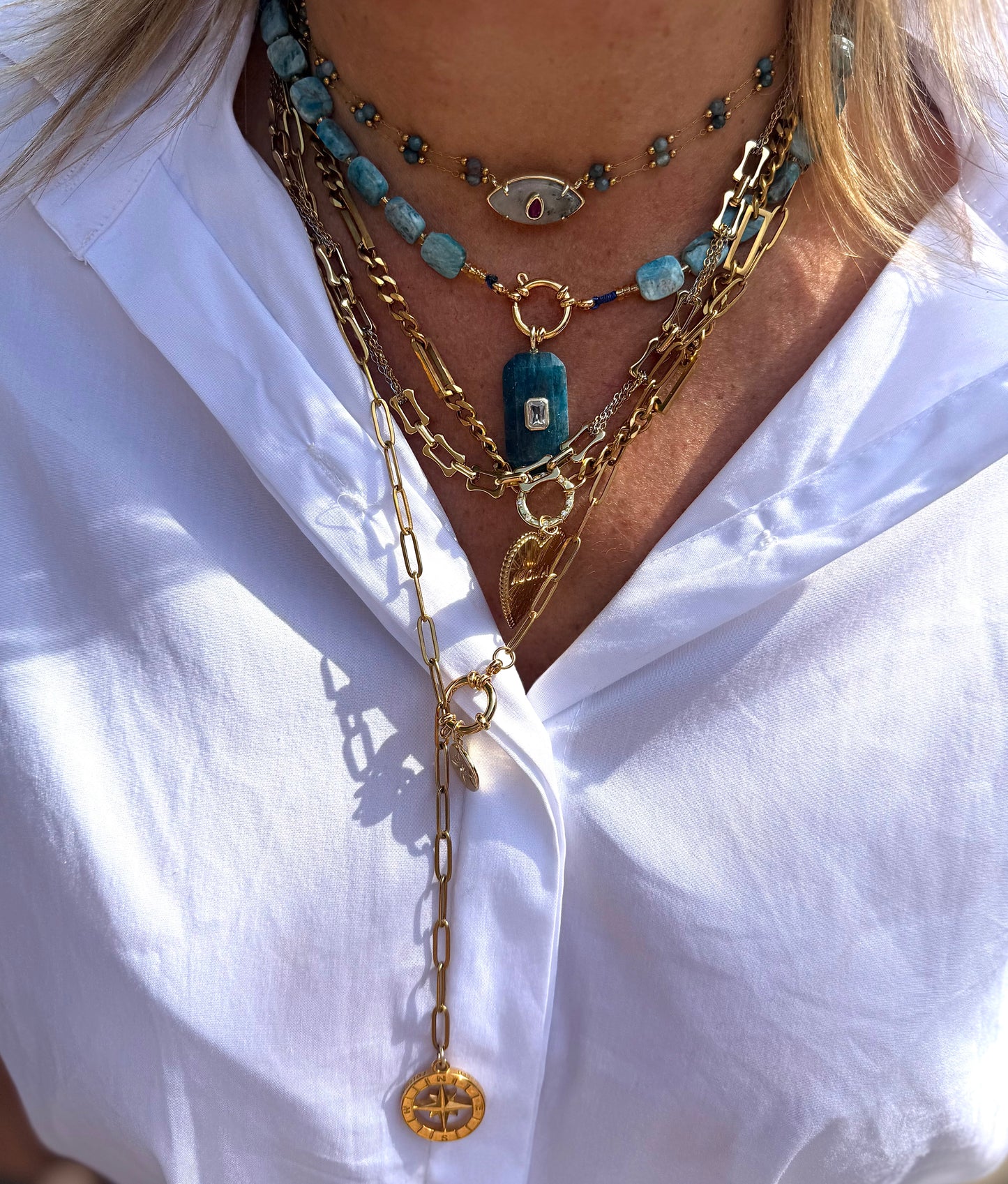 Ketting Golden Evil Eye
