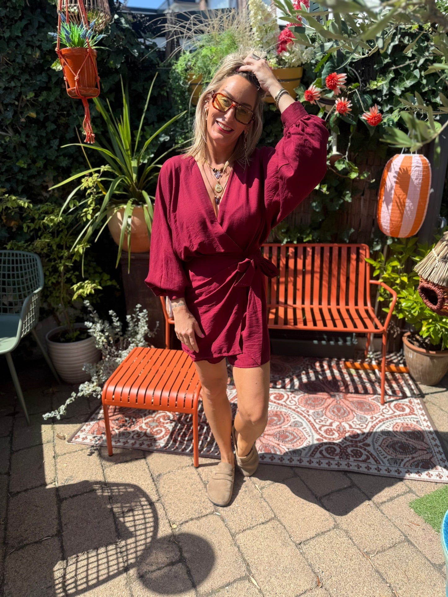Playsuit Wikkel - Bordeaux