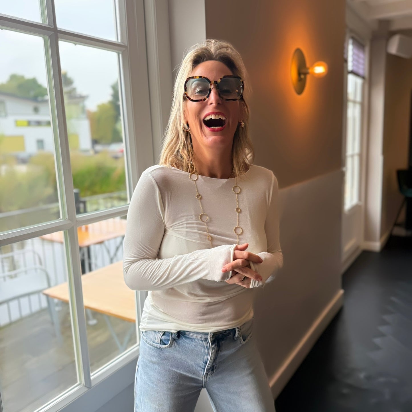 Truitje Cashmere - Wol Wit