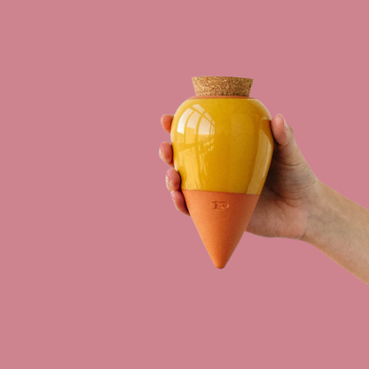 Olla waterpot Mosterdgeel