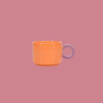Beker Lou Oranje/Paars 28cl