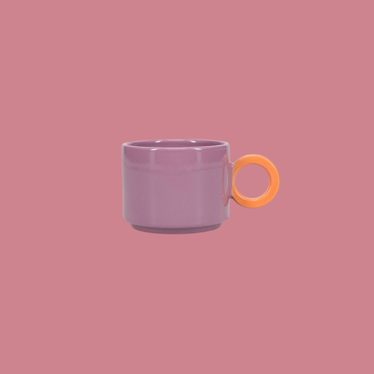 Beker Lou Oranje/Paars 28cl