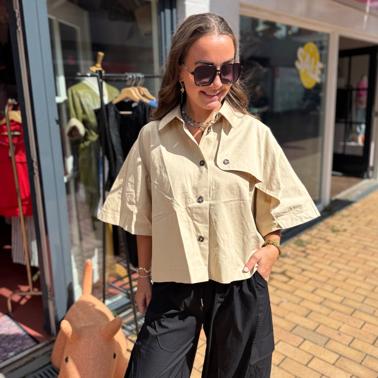 Blouse Trench - Kakhi