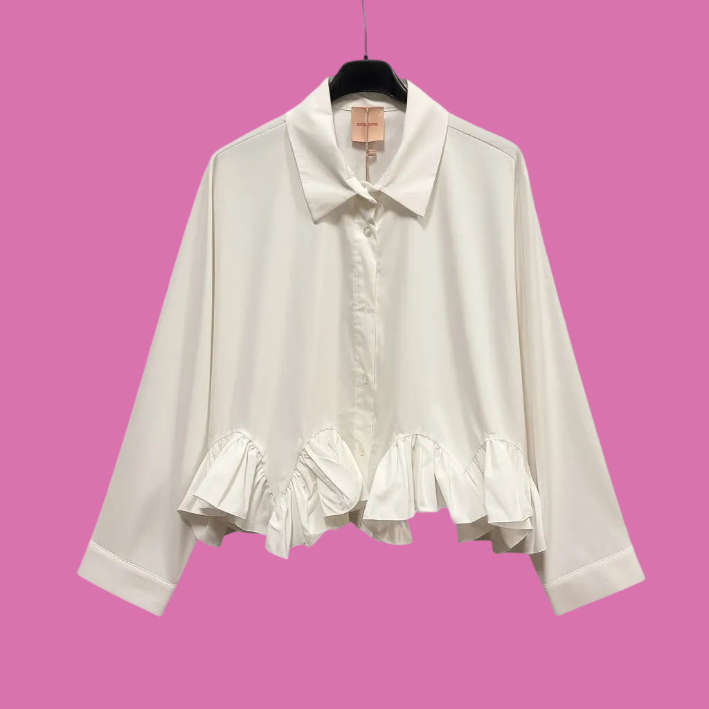 Blouse Volant - Wit