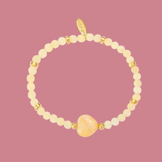 Armband Kraaltjes - Citrien