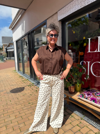 Blouse Basic - Bruin