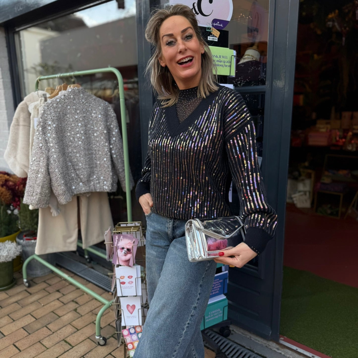 Trui Sparkle - Zwart