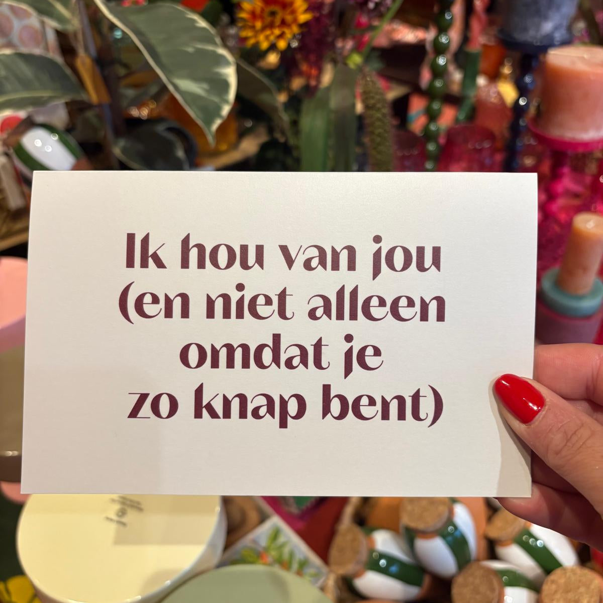 &C Ik hou van jou