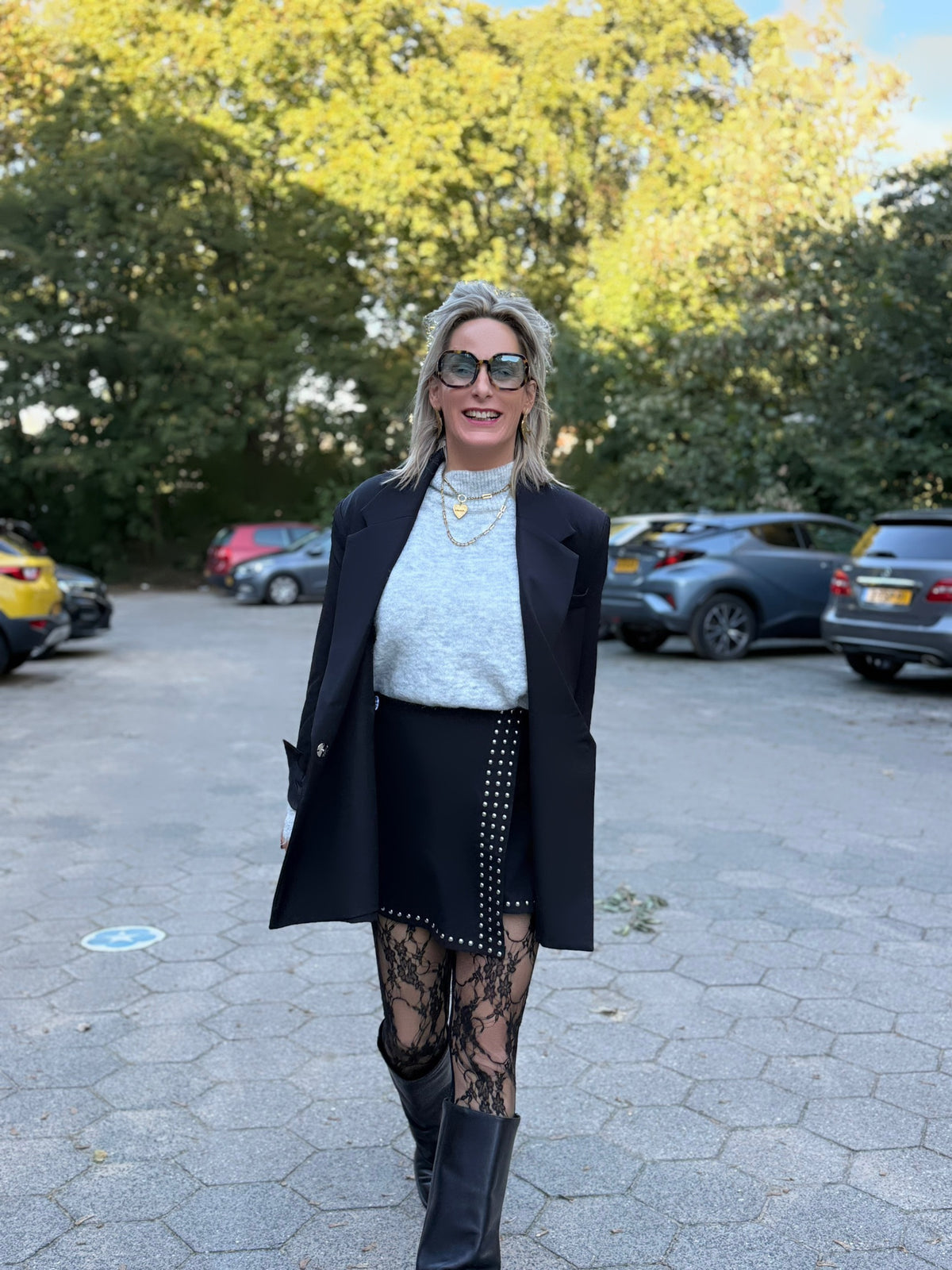 Skort Studs - Zwart