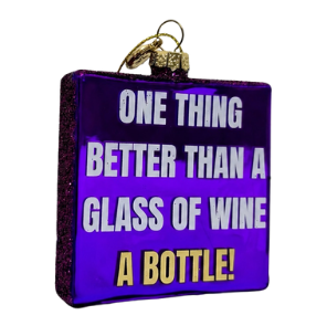 Kerstbal - A Bottle