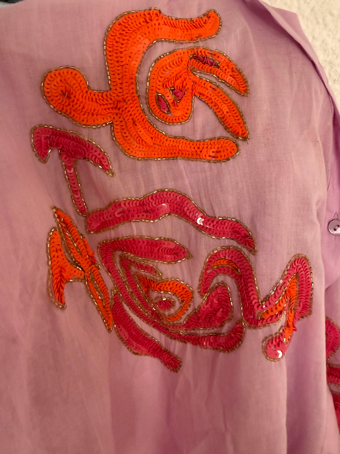 Tuniek/Blouse Steentjes - Lila