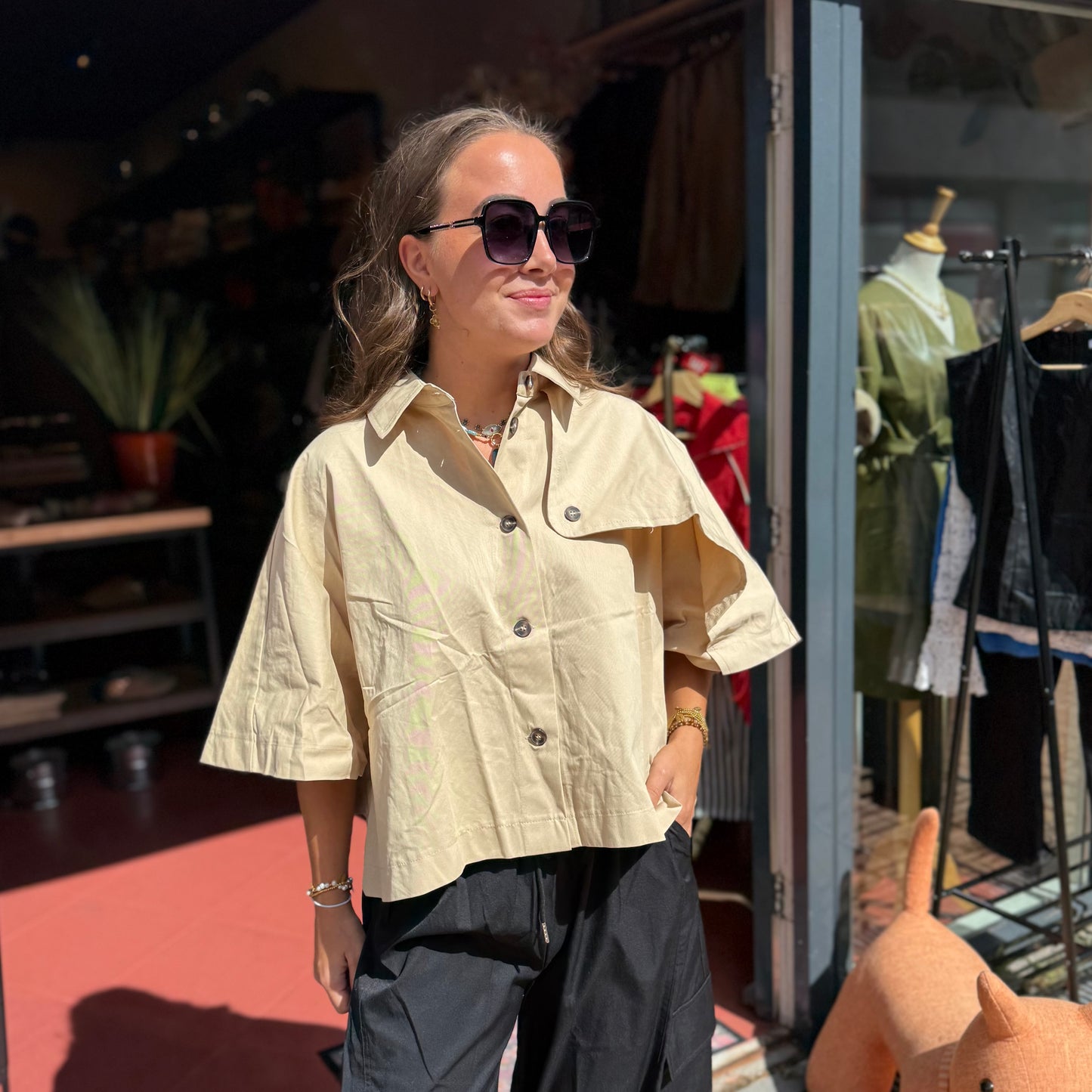 Blouse Trench - Kakhi