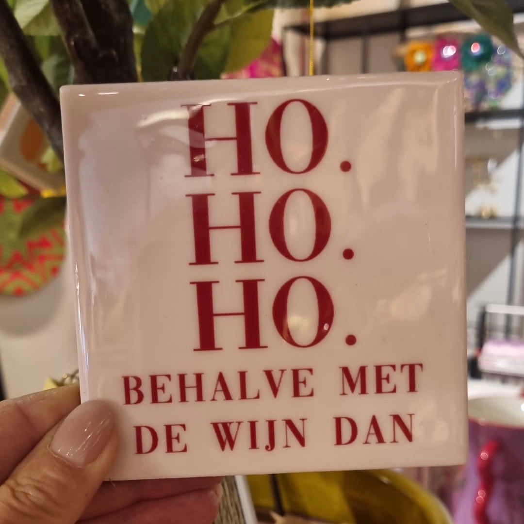 Tegeltje ‘HoHoHo’