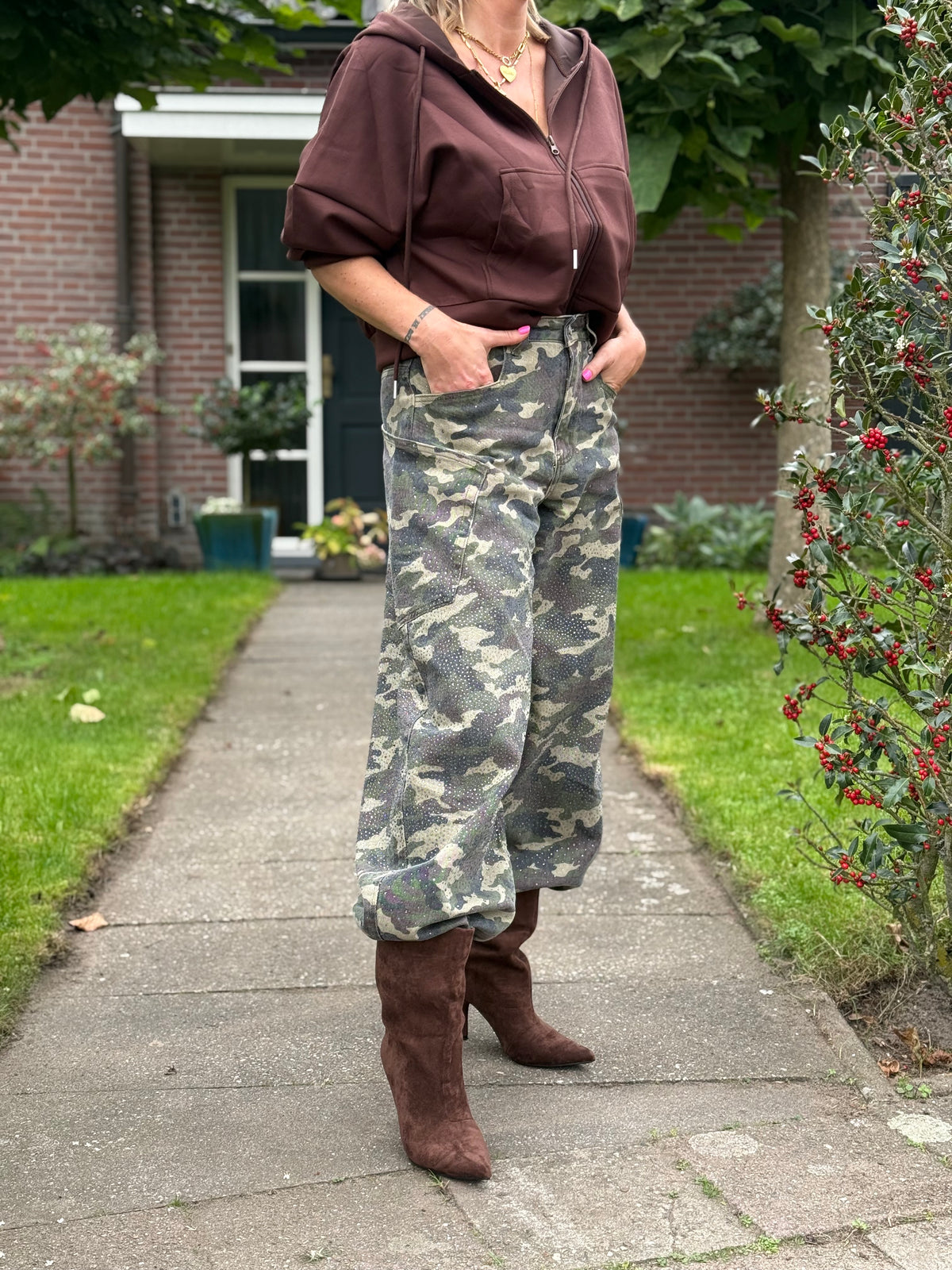 Vestje Capuchon- Bruin