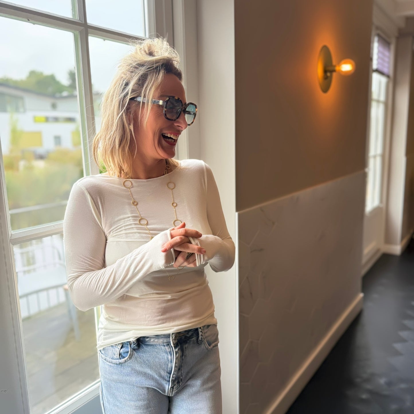Truitje Cashmere - Wol Wit