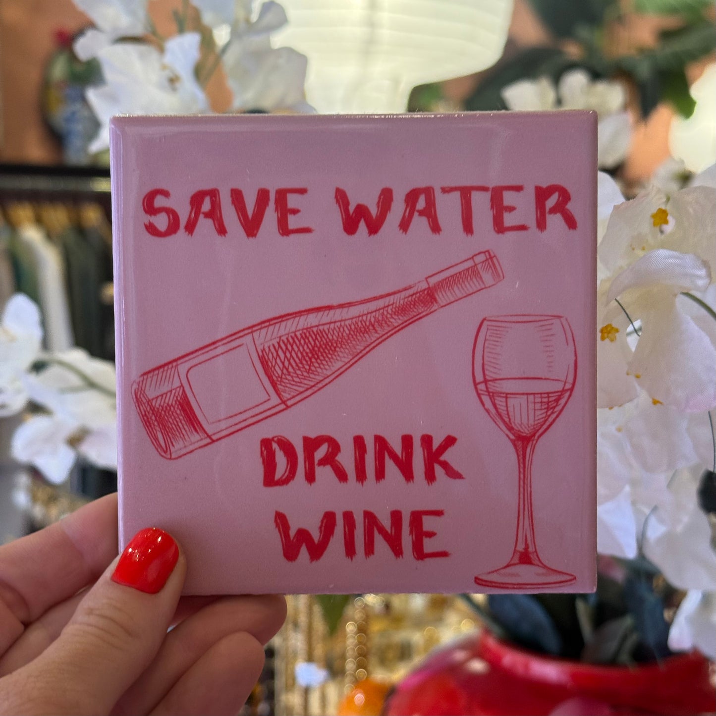 Tegeltje ‘Save Water’