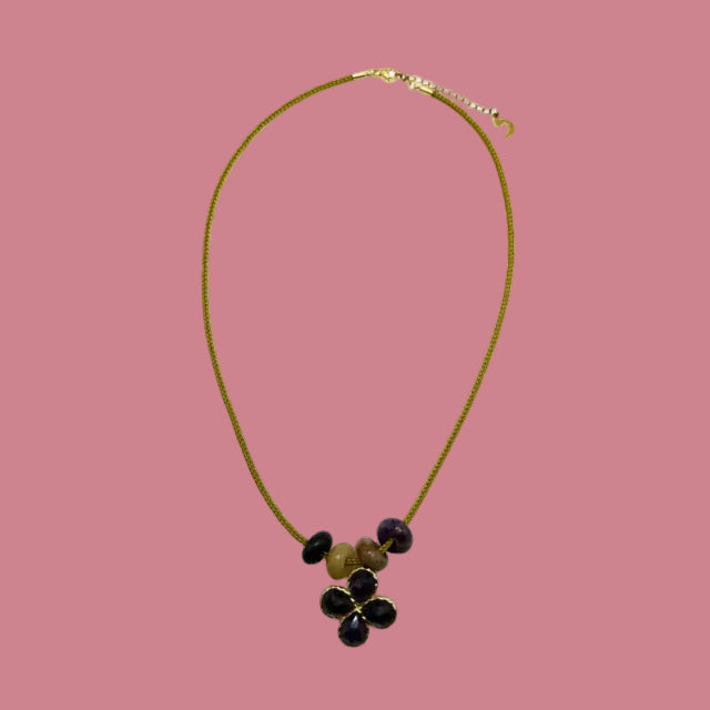 Ketting Golden Amethist